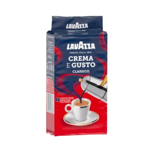 Lavazza Crema E Gusto, 250g (vakuumas) malta kava akcija kaina pigiau