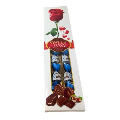 Saldainių dėžutė Sweet smile Rose, 180g kaina akcija nuolaida