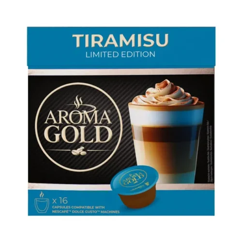 Kavos kapsulės Aroma Gold Tiramisu, 16kaps