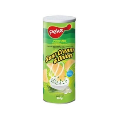 Peke Sour Cream&Onion, 160g Bulvių traškučiai kaina akcija su nuolaida internetu