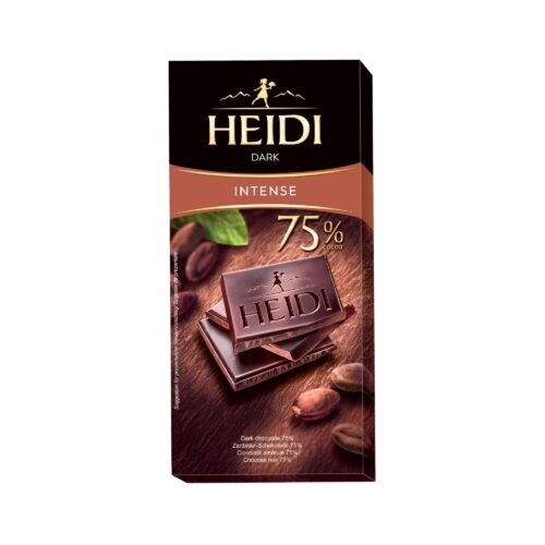 Šokoladas Heidi Intense 75%, 80g kaina akcija