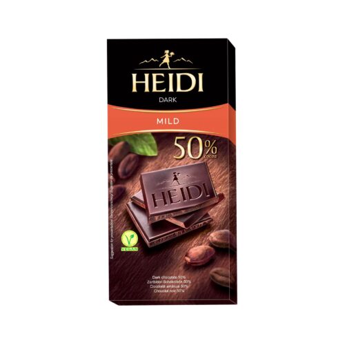 Šokoladas Heidi Mild 50%, 80g kaina akcija