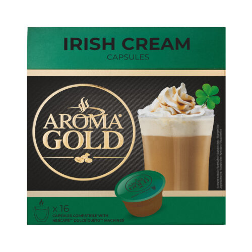 Kavos kapsulės Aroma Gold Irish Cream, 16kaps
