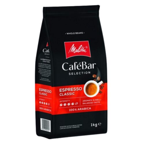 Kavos pupelės MELITTA CAFEBAR Espresso Classic, 1kg kaina akcija pigiau