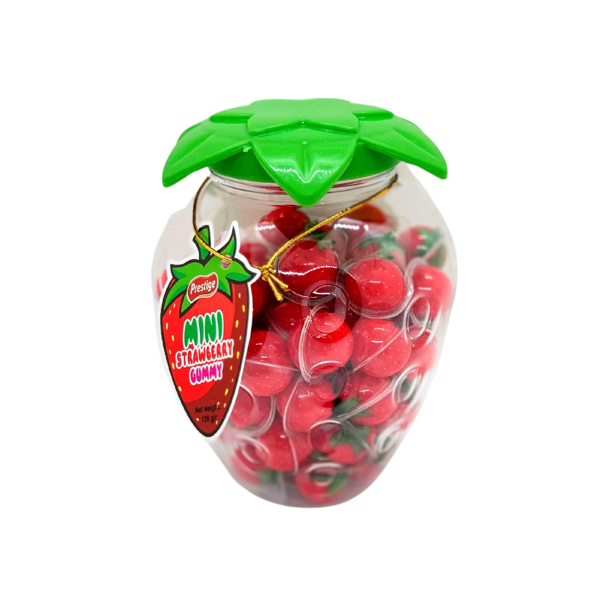 Guminukai Mini Strawberry Jar, 120g braskiu skonio ir formos internetu