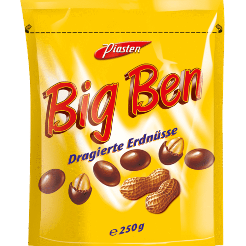 Saldainiai Big Ben (geltoni), 250g