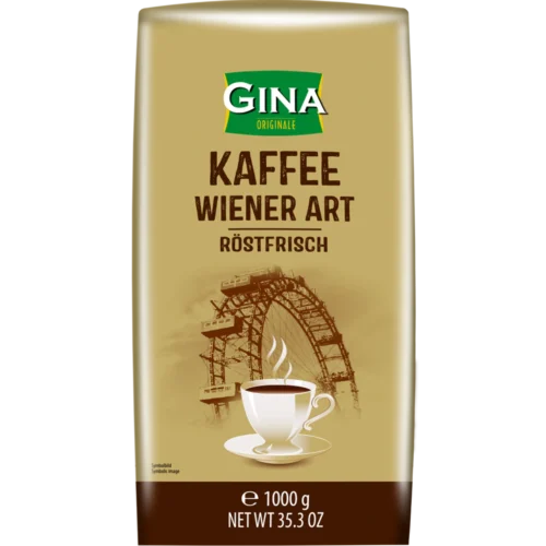 Kavos puplės Gina Kaffe Wiener Art, 1kg