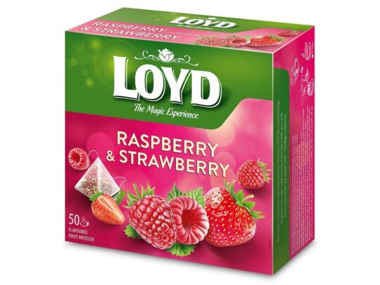 Arbata Loyd Raspberry&Strawberry, 50vnt su akcija ir gera kaina