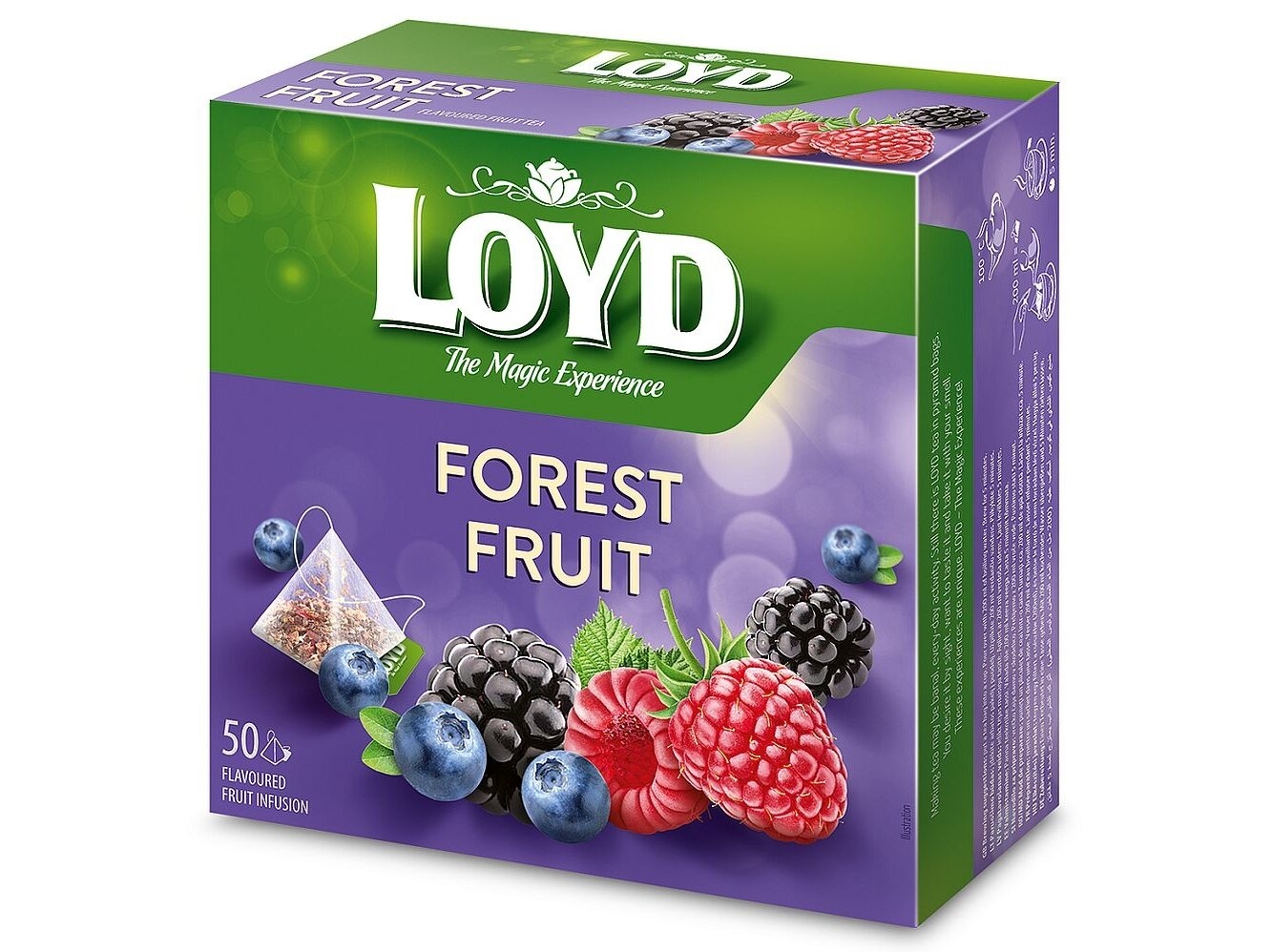 Arbata Loyd Forest Fruit, 50vnt kaina akcija internetu