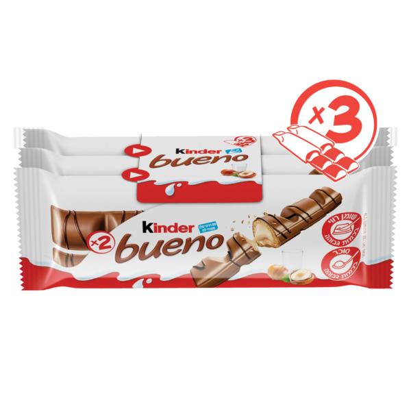 Šokoladukas Kinder Bueno, 3x43g kaina akcija pigiau internetu