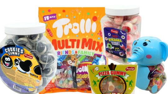 Platus guminukų pasirinkimas internetu - nuo rūgščių iki 3D