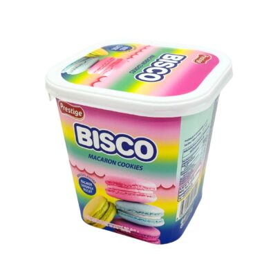 Sausainiai Macaron BISCO, 80g kaina akcija