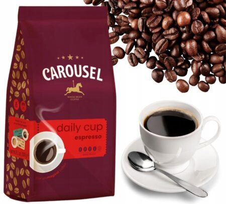 Kavos pupelės Carousel Espresso, 1kg kaina akcija pigiau internetu
