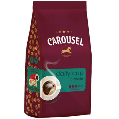 Kavos pupelės Carousel Classic, 1kg kaina akcija pigiau sakrusta