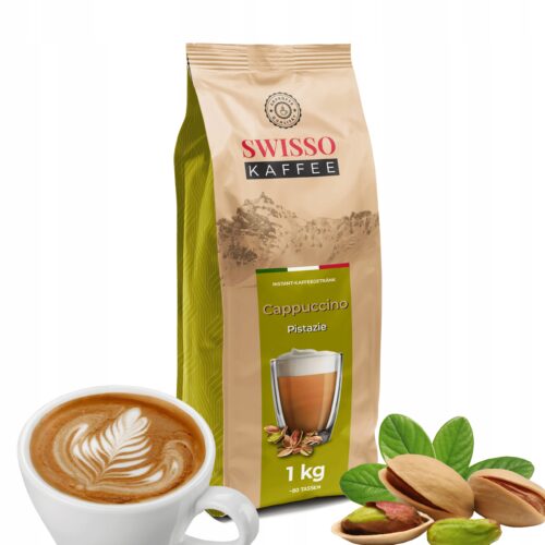 Tirpios kavos gėrimas Swisso Cappuccino Pistazie, 1kg