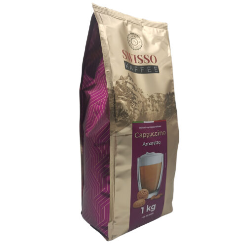 Tirpios kavos gėrimas Swisso Cappuccino Amaretto, 1kg