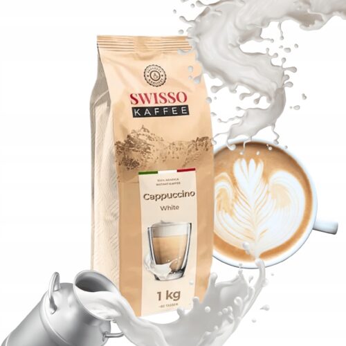 Tirpios kavos gėrimas Swisso Cappuccino White, 1kg