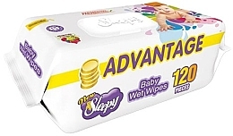 Drėgnos servetėlės Sleepy Advantage Baby wet wipes, 120vnt