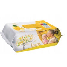 Drėgnos servetėlės Sleepy Lemon, 120vnt