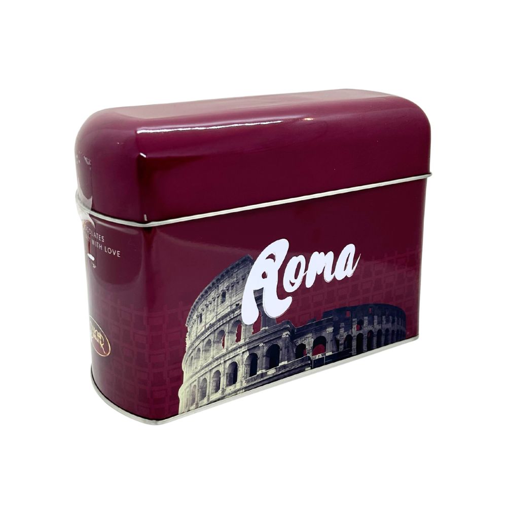 Saldainių dėžutė Dulciar Roma, 200g (metalinėje dėžutėje)