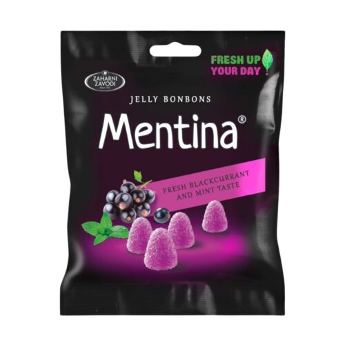 Guminukai Mentina Blackcurrant, 80g akcija pigiau su kaina internetu