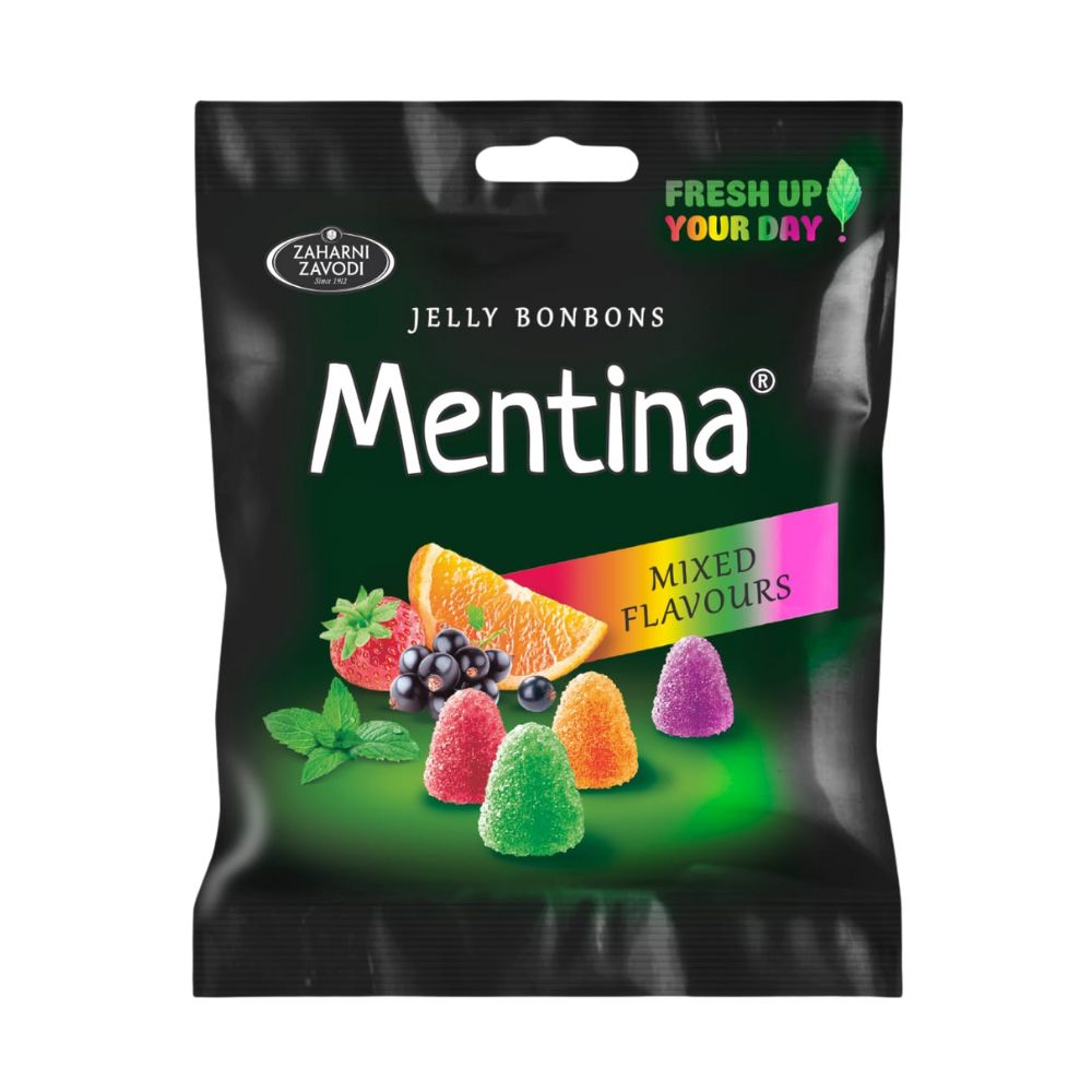 Guminukai Mentina Mixed Flavours, 80g kaina akcija pigiau internetu