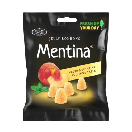 Guminukai Mentina Nectarine, 80g akcija kaina pigiau interneu