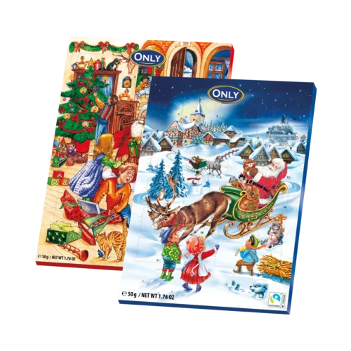 Advento kalendorius Only, 50g su saldainiais kaina akcija pigiau