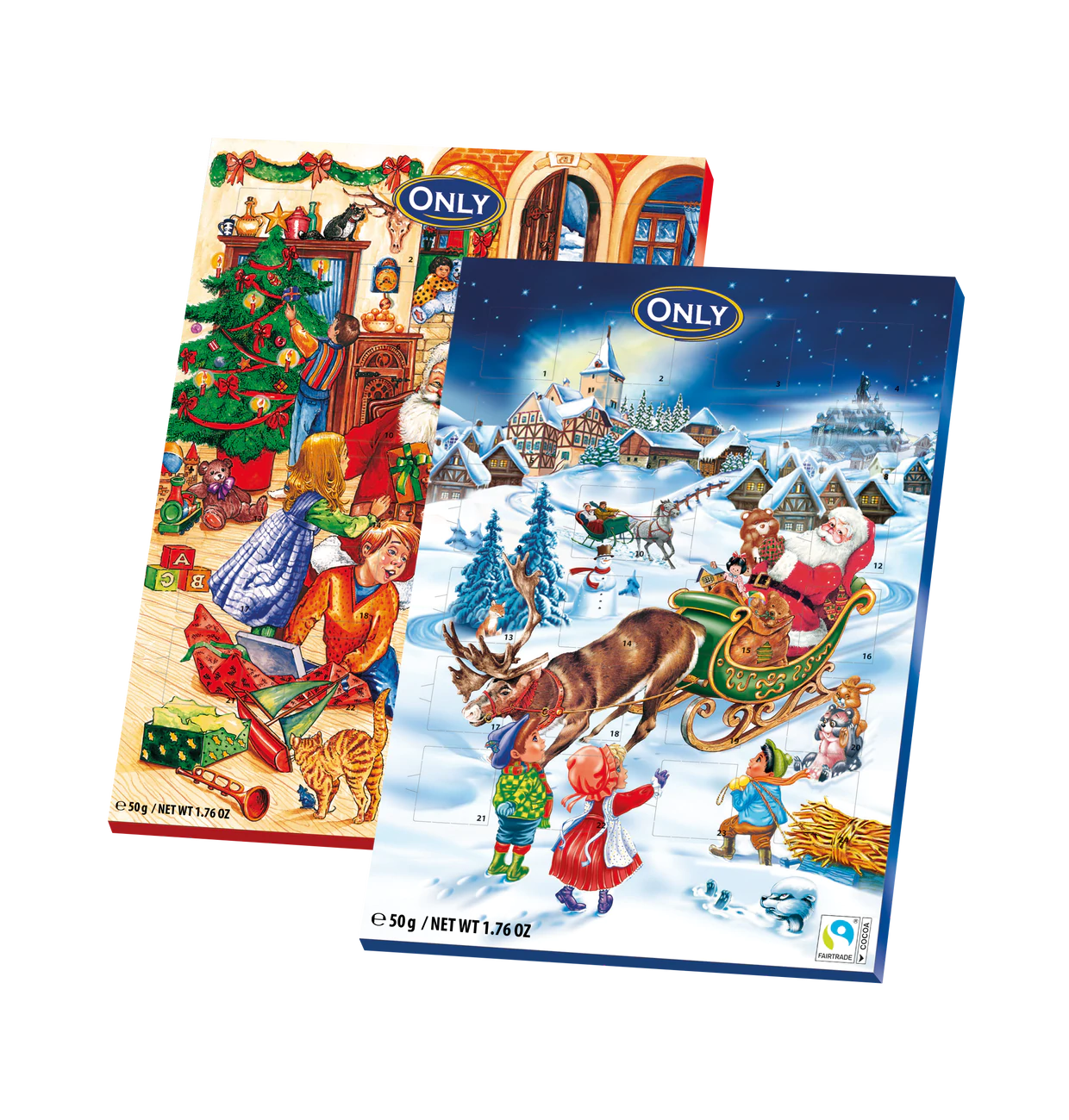 Advento kalendorius Only, 50g su saldainiais kaina akcija pigiau