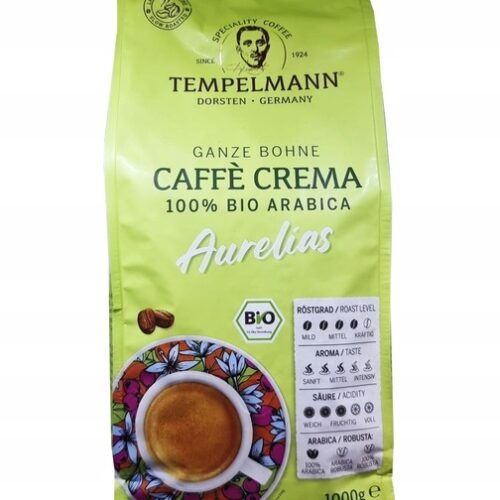Kavos pupelės Tempelmann Caffe Crema Aurelias, 1kg