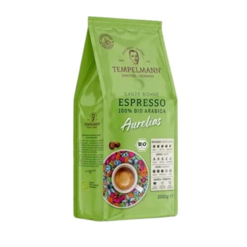 Kavos pupelės Tempelmann Espresso Aurelias, 1kg kaina akcija pigiau