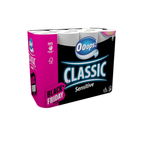 Tualetinis popierius Ooops! Classic, 24vnt