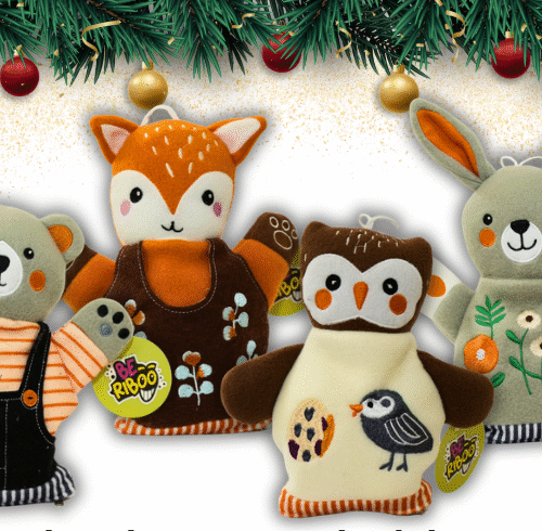 Gyvūnėliai dovana-rankų lėlė, 126g