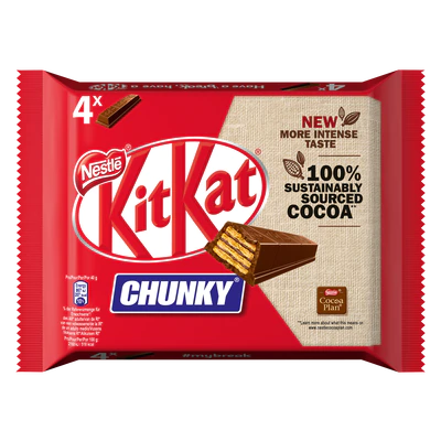Šokoladinis batonėlis KitKat Chunky, 4x40g