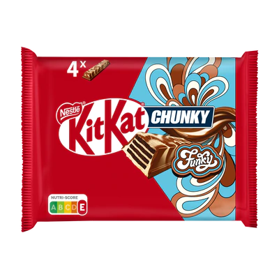 Šokoladinis batonėlis KitKat Chunky Funky, 4x40g
