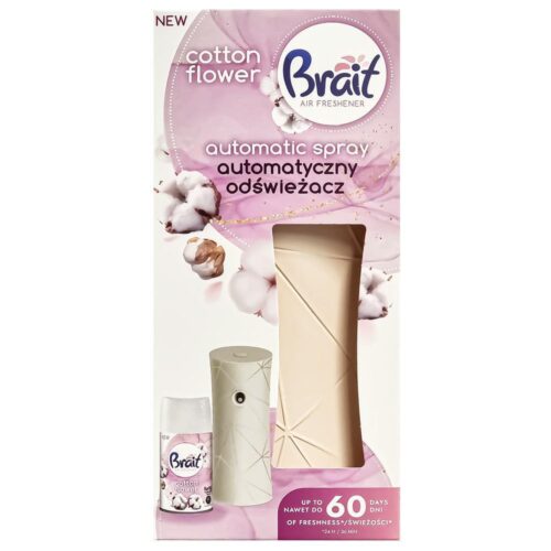 Automatinis oro gaiviklis su papildymu Brait Cotton Flower, 250ml