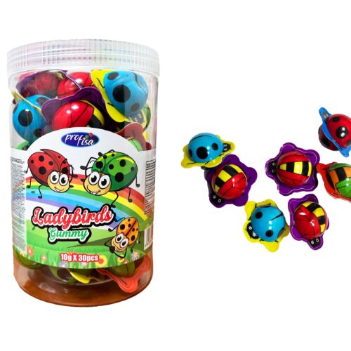 Guminukai Ladybirds Gummy, 10gx30vnt
