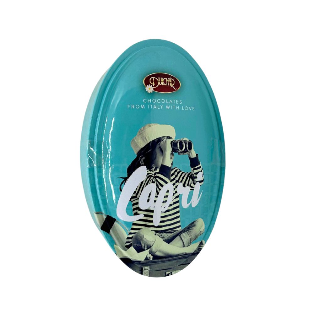 Saldainių dėžutė Dulciar Capri, 200g (metalinėje dėžutėje)