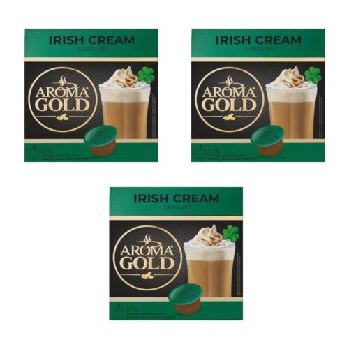 Kavos kapsulės Aroma Gold Irish Cream, 3x16kaps