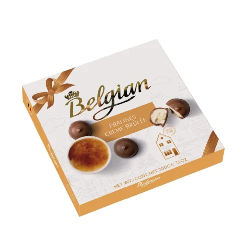 Saldainių dėžutė Belgian Pralines Creme Brulee, 200g