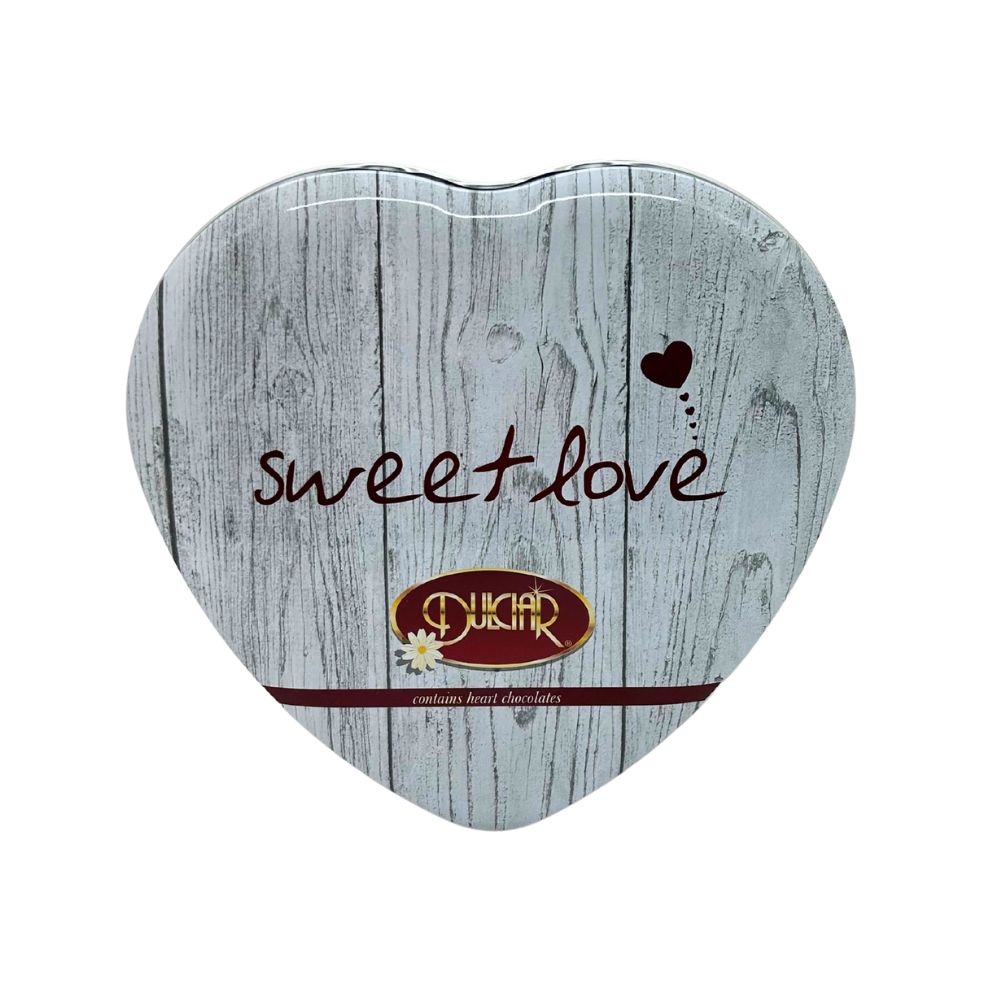 Saldainių dėžutė Dulciar Sweet Love, 200g (metalinėje dėžutėje)