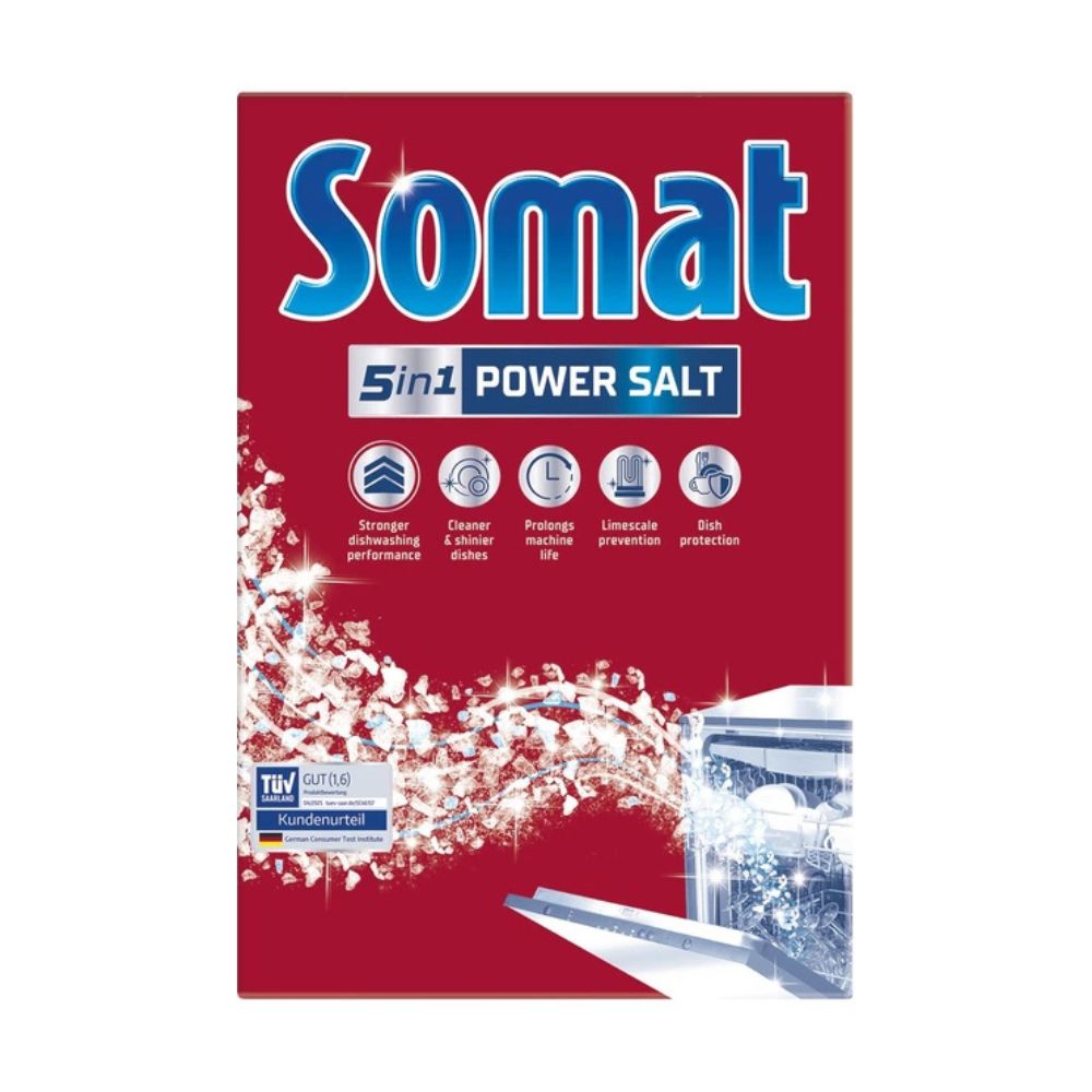 Indaplovių druska Somat, 1,5kg kaina akcija pigiau