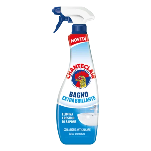 Purškiamas valiklis Chante Clair Bagno Extra Brillante – vonios kambario valiklis ypatingam blizgesiui, 625ml