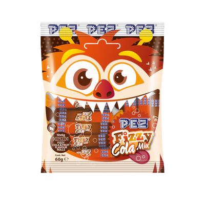 Saldainiai PEZ Cola Mix, 60g
