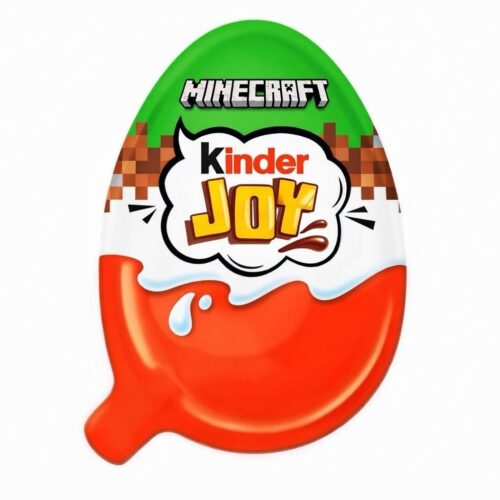 Kiaušinis su siurprizu Kinder Joy Minecraft, 20g, kaina, akcija, pigiau internetu. Riboto leidimo Kinder Joy Minecraft, prekyba interentu.