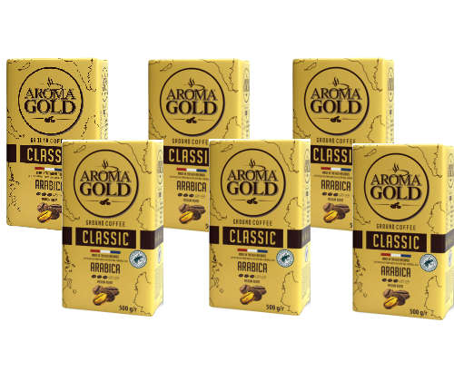 Malta kava Aroma Gold Classic, 500gx6vnt