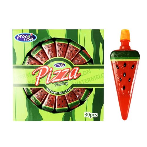 Želė saldainiai Pizza Jelly Watermelon, 50gx30vnt