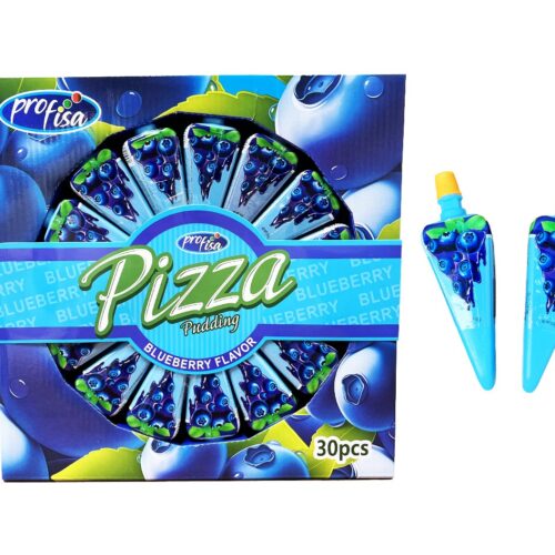 Želė saldainiai Pizza Jelly Blueberry, 50gx30vnt