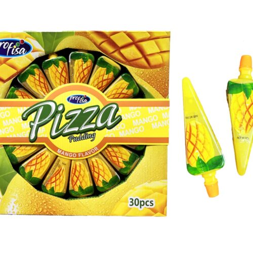 Želė saldainiai Pizza Jelly Mango, 50gx30vnt