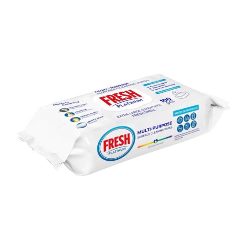 Drėgnos servetėlės Fresh Platinum, 100vnt